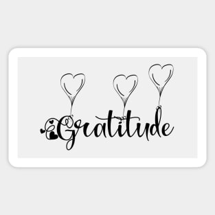 Gratitude_dark Sticker